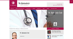 Desktop Screenshot of drbodonhelyi.hu