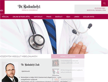 Tablet Screenshot of drbodonhelyi.hu